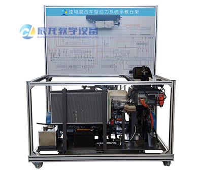 油電混合車(chē)型動(dòng)力系統示教臺架-3